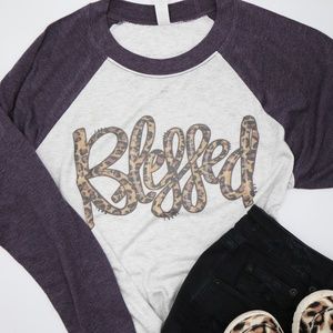 Blessed Raglan Tee